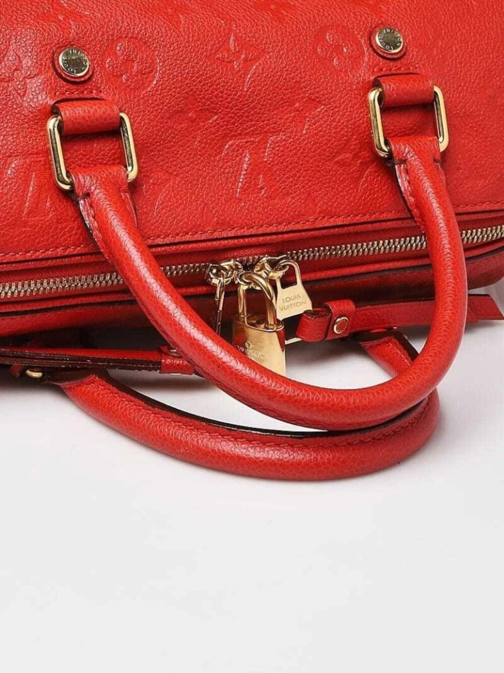 Louis Vuitton Orient Monogram Empreinte Leather Speedy 25 Bandouliere Bag - Picture 9 of 12
